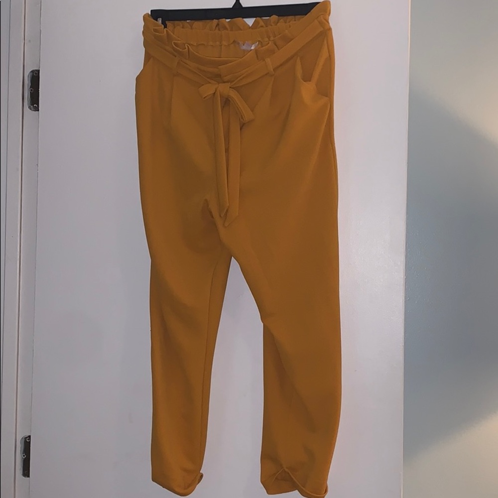 Mustard pants